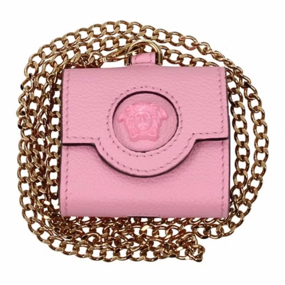 Versace Pink La Medusa Air Pods case NEW (AUTHENTIC) - Picture 8 of 10